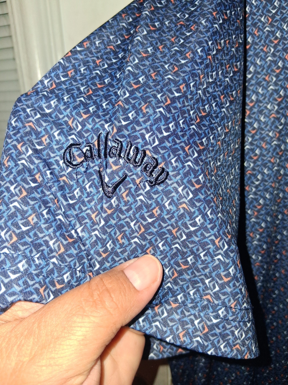 Callaway Navy Micro-Pattern Performance Polo - Picture 6 of 6